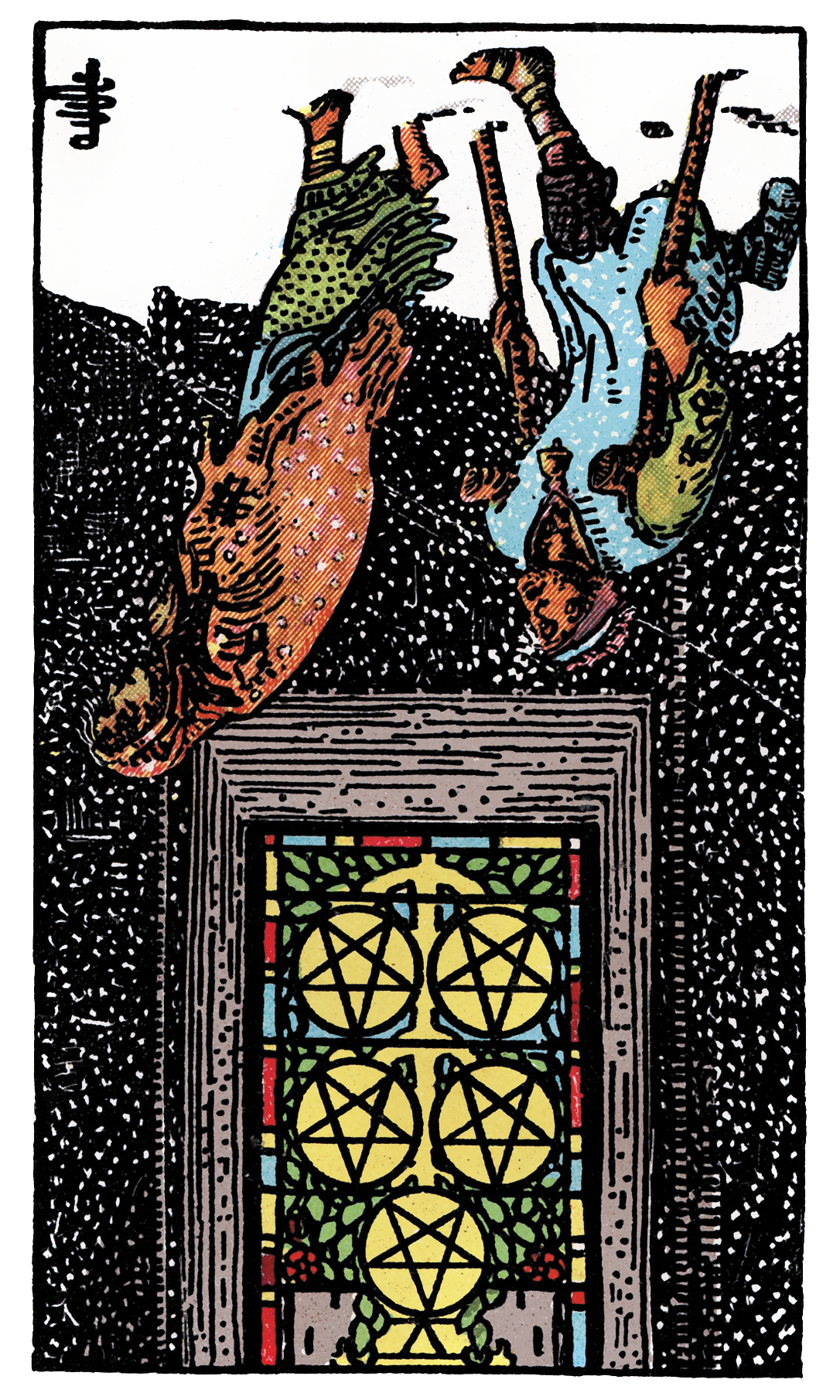 Carte de tarot — 05pentacles-r